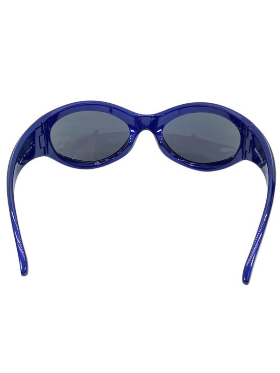 Balenciaga Sunglasses Dynamo Round Eyewear Logo Blue Acetate Sophistication main image 5